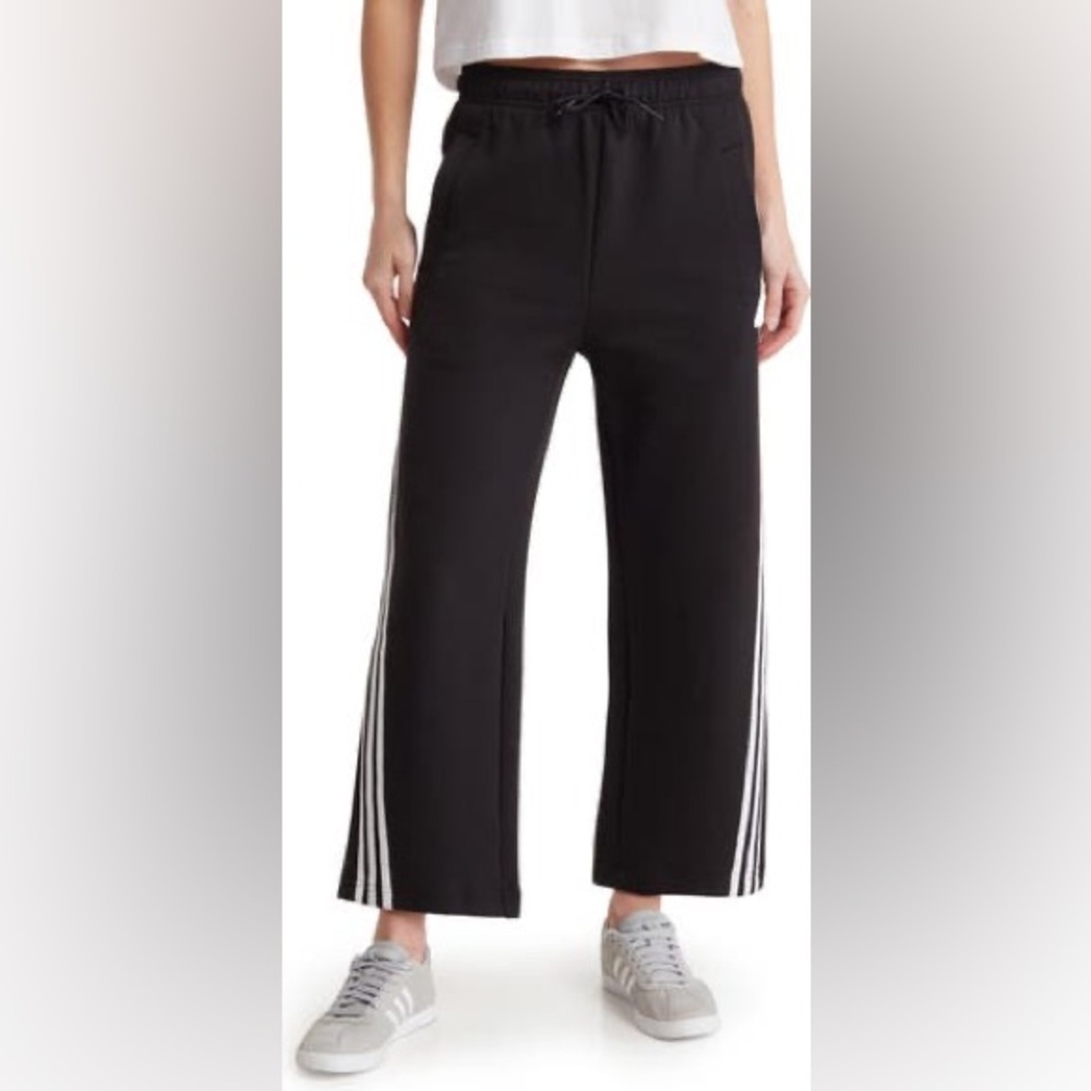Adidas Future Icons cropped flare track pants XS